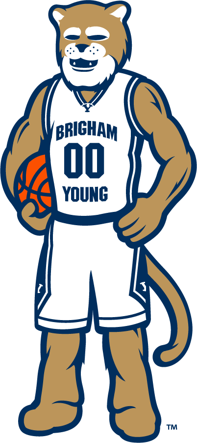 Brigham Young Cougars 2010-Pres Mascot Logo DIY iron on transfer (heat transfer)